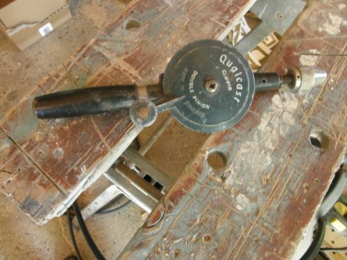 Hand boor antiek gereedschap