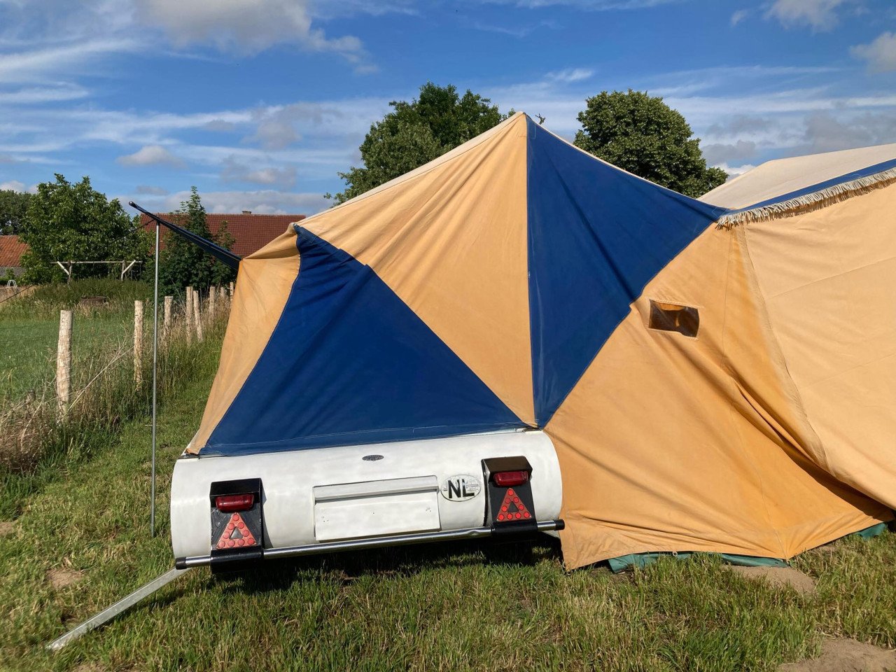 Vintage vouwwagen te koop