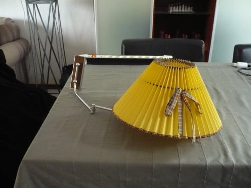 Vintage wandlamp harmonica model