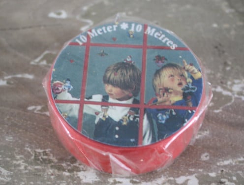 Rol nieuwe 10 meter rode raamstiker plakband