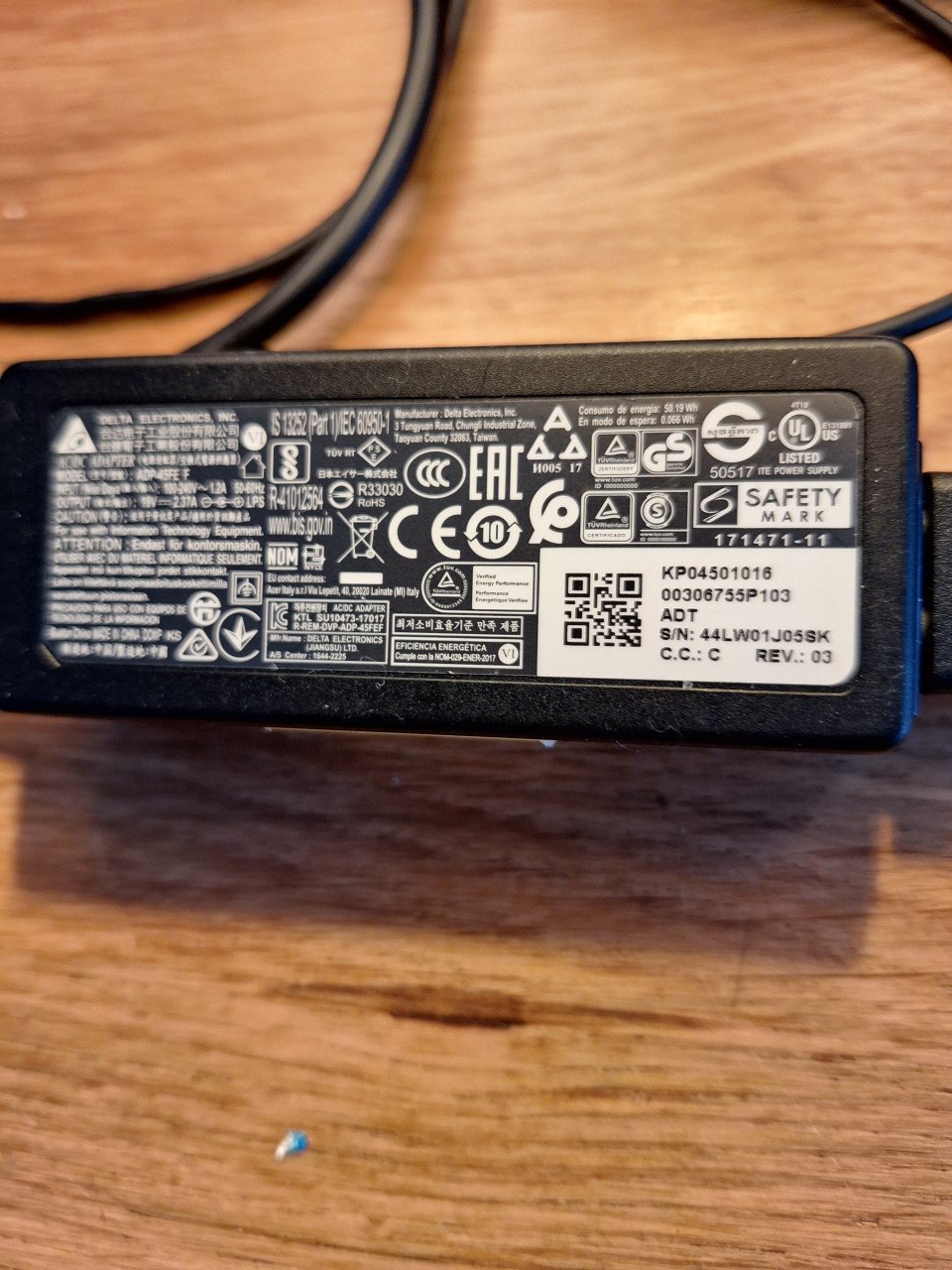 Oplader voor Laptop