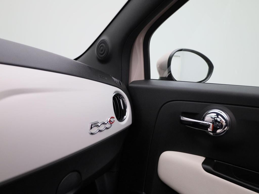 Fiat 500 C 1.0 hybrid star | cabrio | half-leder | navigatie | climate cont