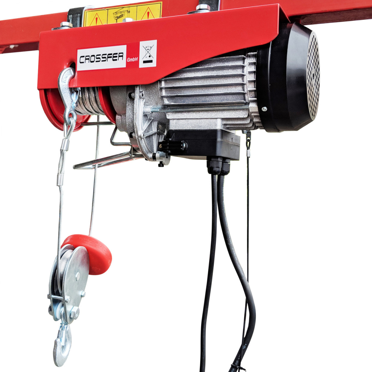 Crossfer elektrische takel, bouwtakel, hijstakel, lier 300kg / 18M kabel