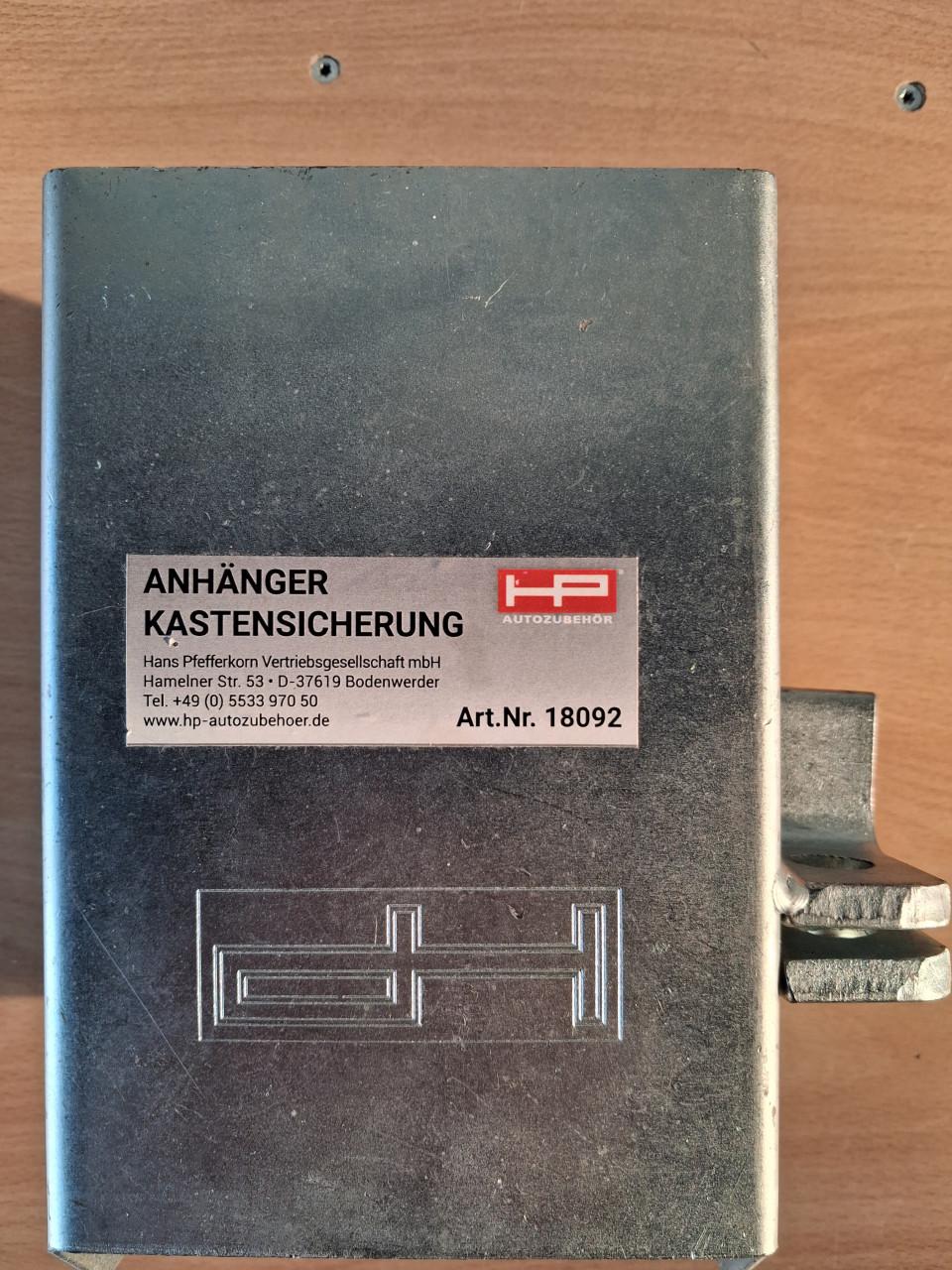 HP aanhangerslot.