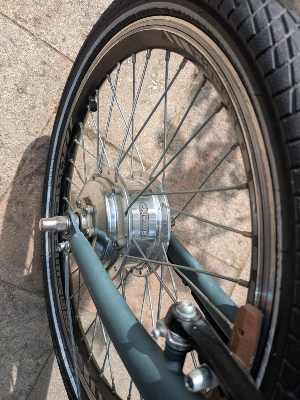 Minerva vouwfiets groen