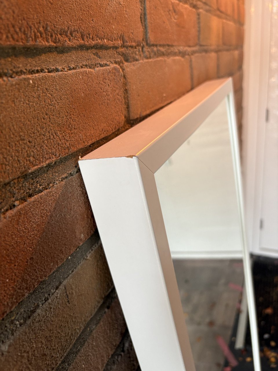 IKEA Stave spiegel witte rand 40x160 cm
