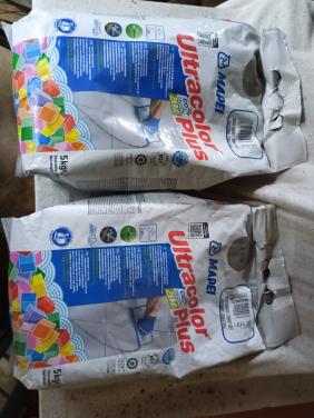 Voegmortel grijs twee zakken à 5 kg - waterafstotend - schimmelwerend