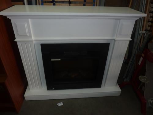 Elektrische haard met ombouw