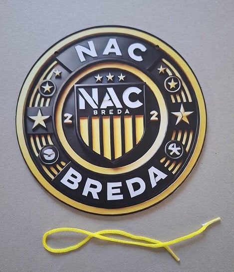 NAC Breda Houten Decoratiebord