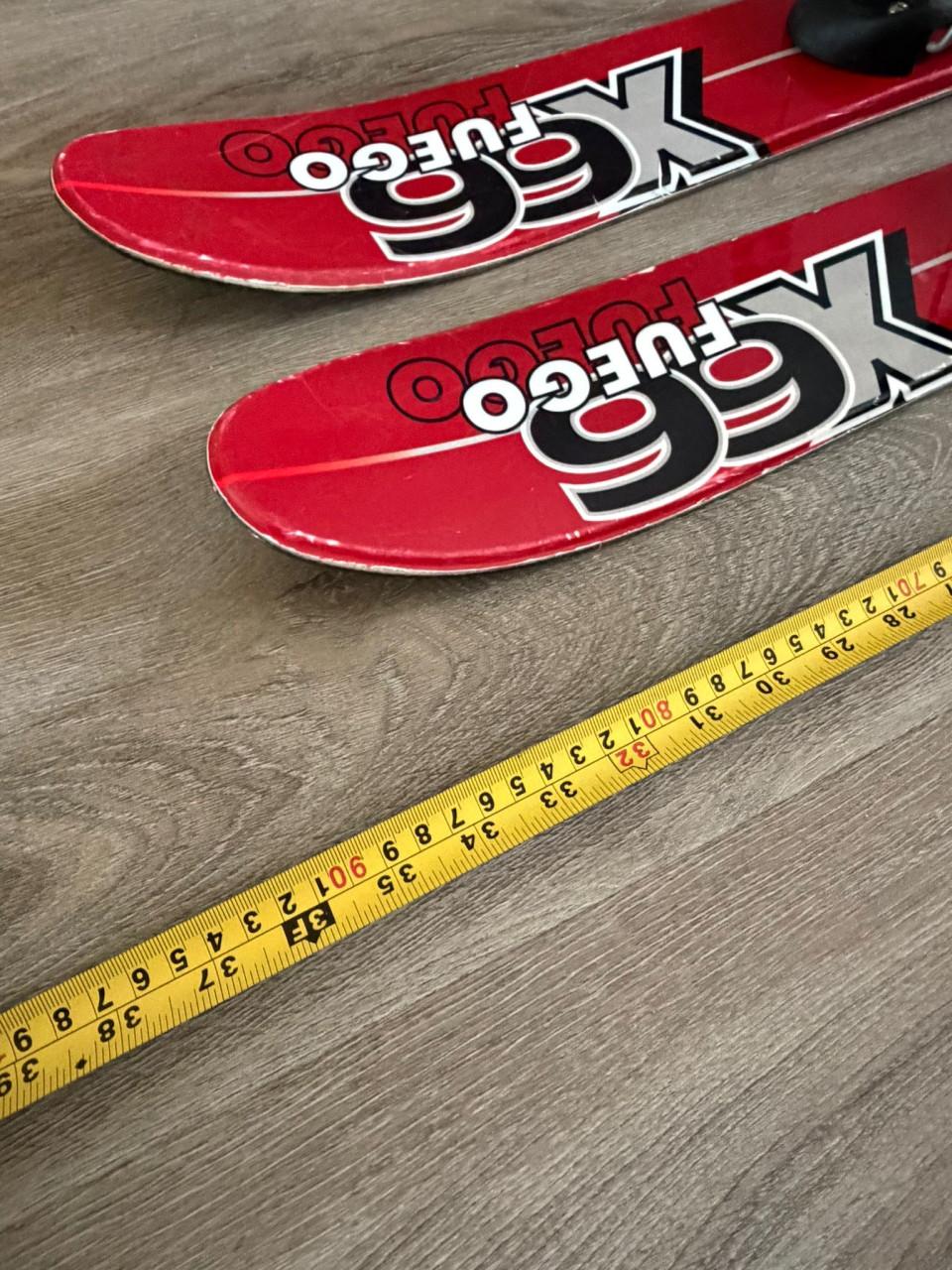 Fuego X66 Snow Blades (korte ski's) met verstelbare bindingen - 90 cm