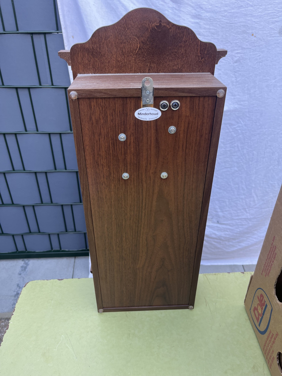 AMS houten regulateur wandklok