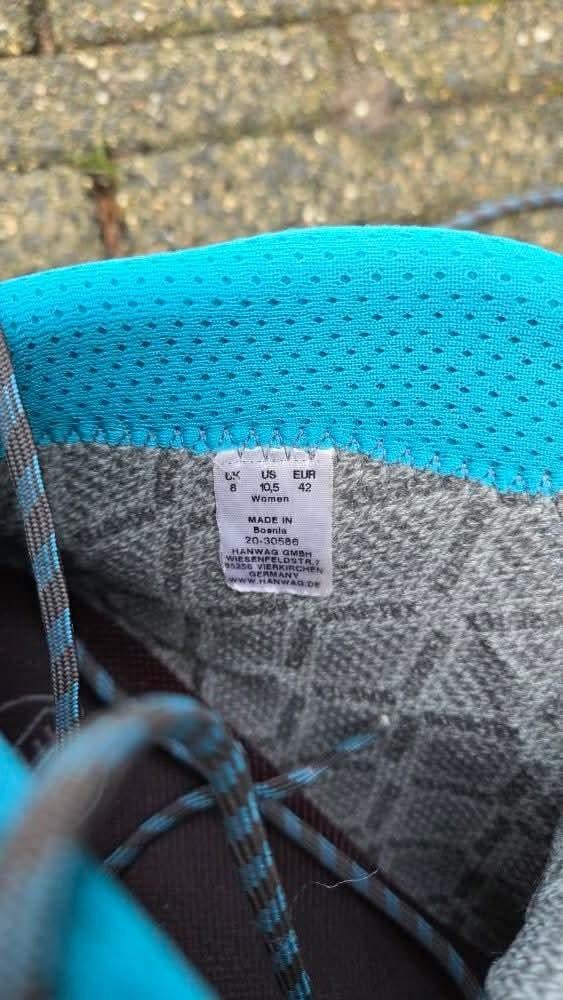 Wandelschoenen Hanwag Maat 42.