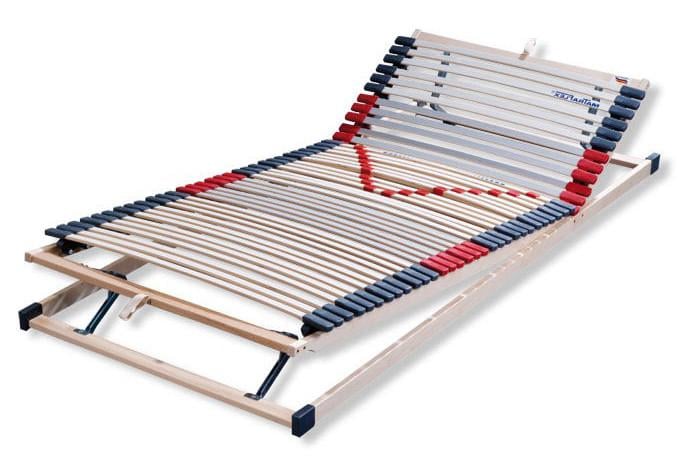 Senioren bed 100 x 200 cm met instelbare lighoogte.