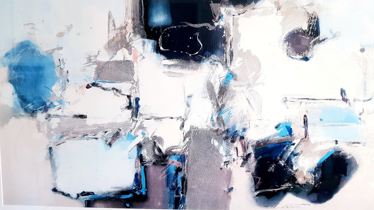 Ingelijste poster van Jack Roberts Untitled Abstract, 71x51 cm