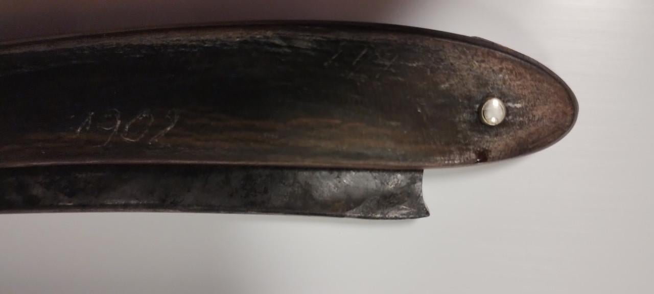 Barbiersmes, gebroeders PITTS 1930.