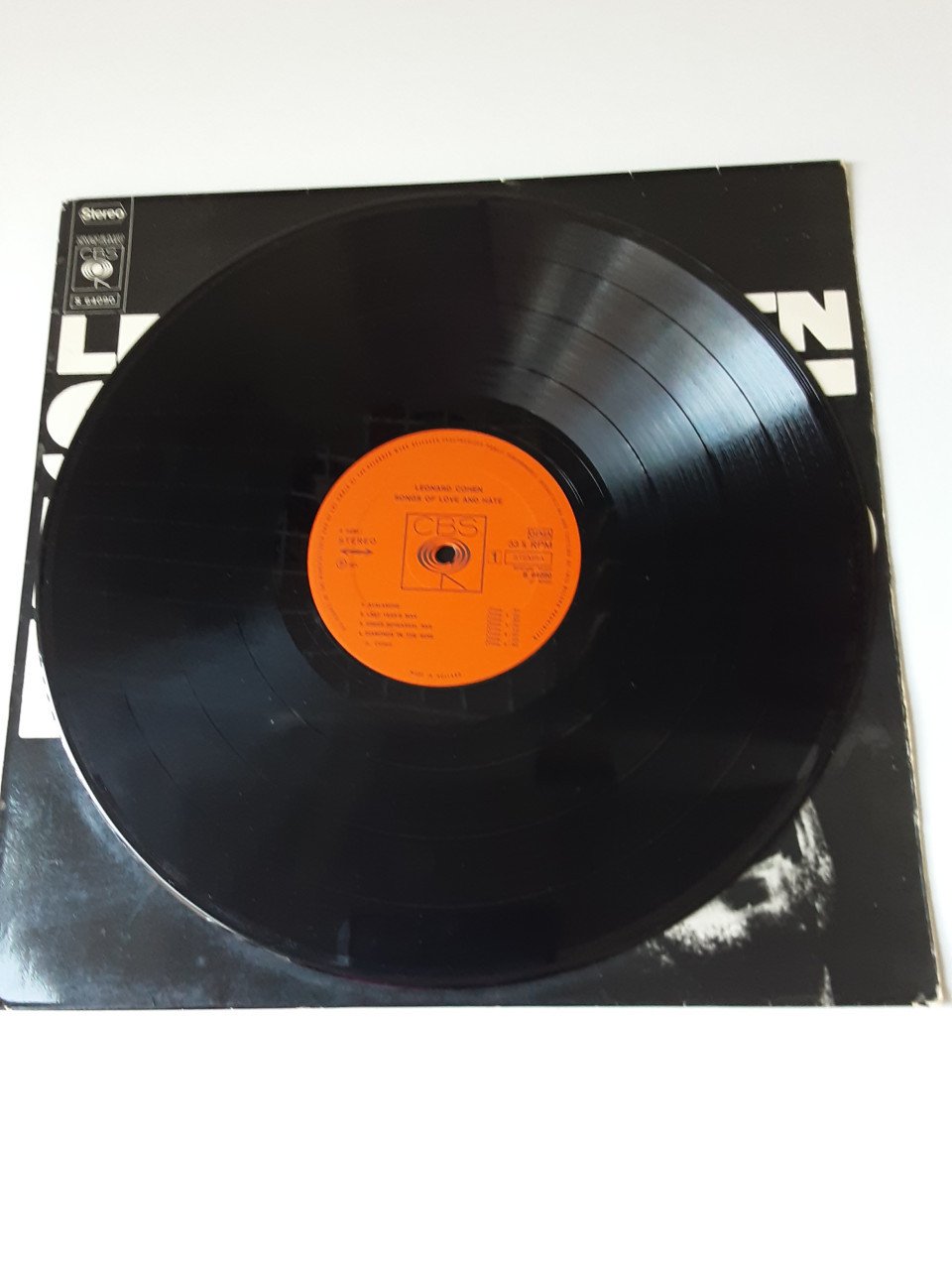 Leonard Cohen LP Songs of love and hate