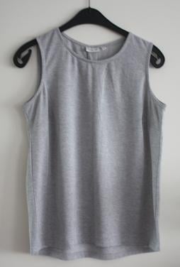 Zilveren glitter top  maat m