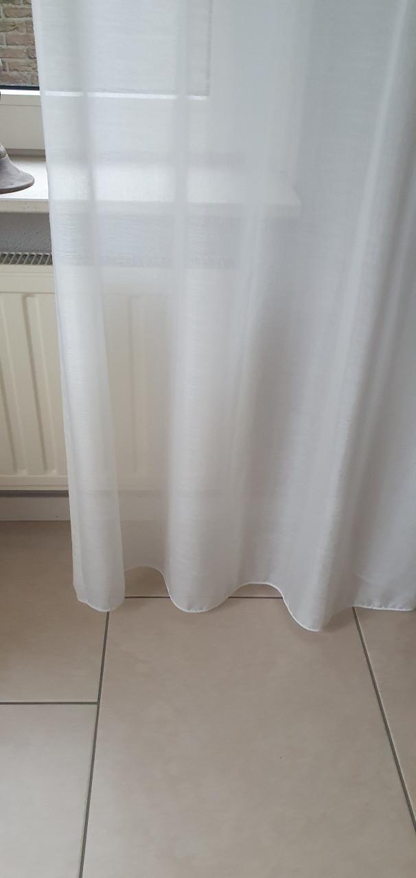 Gordijnen diverse maten kleur off white