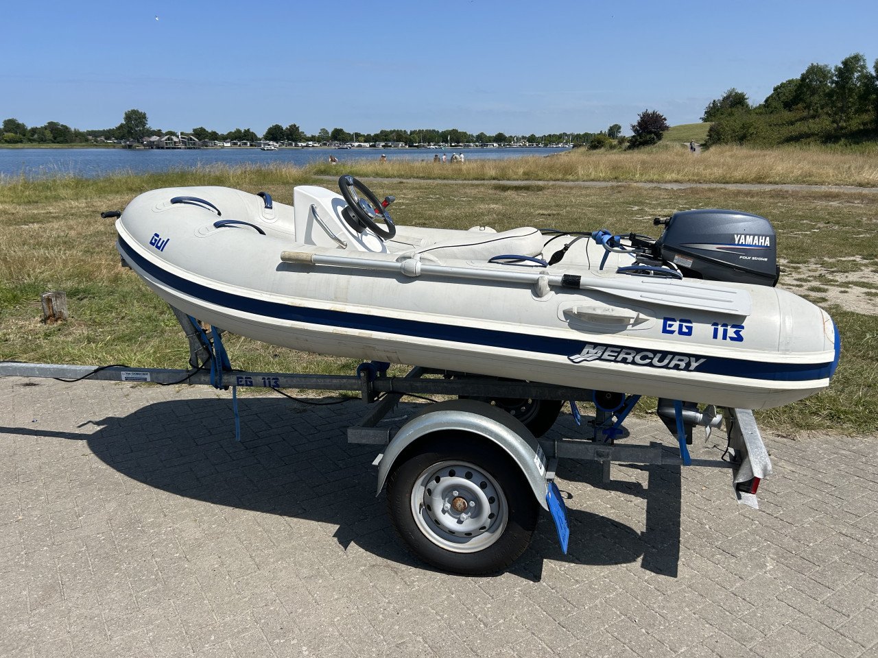 Mercury rib je met 8pk Yamaha