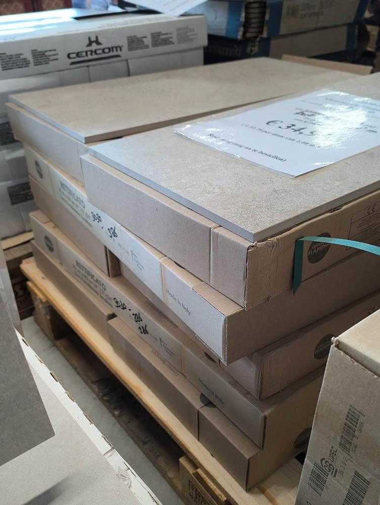 3030-386 4,32 Zandkleur natuursteenlook tegels, 30x60 cm, van € 44,95 voor