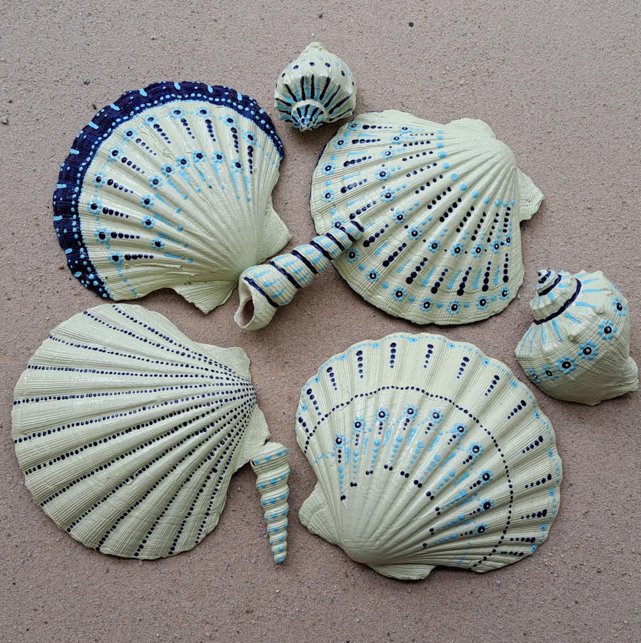 Workshop Stippen op Sint-Jacobsschelpen