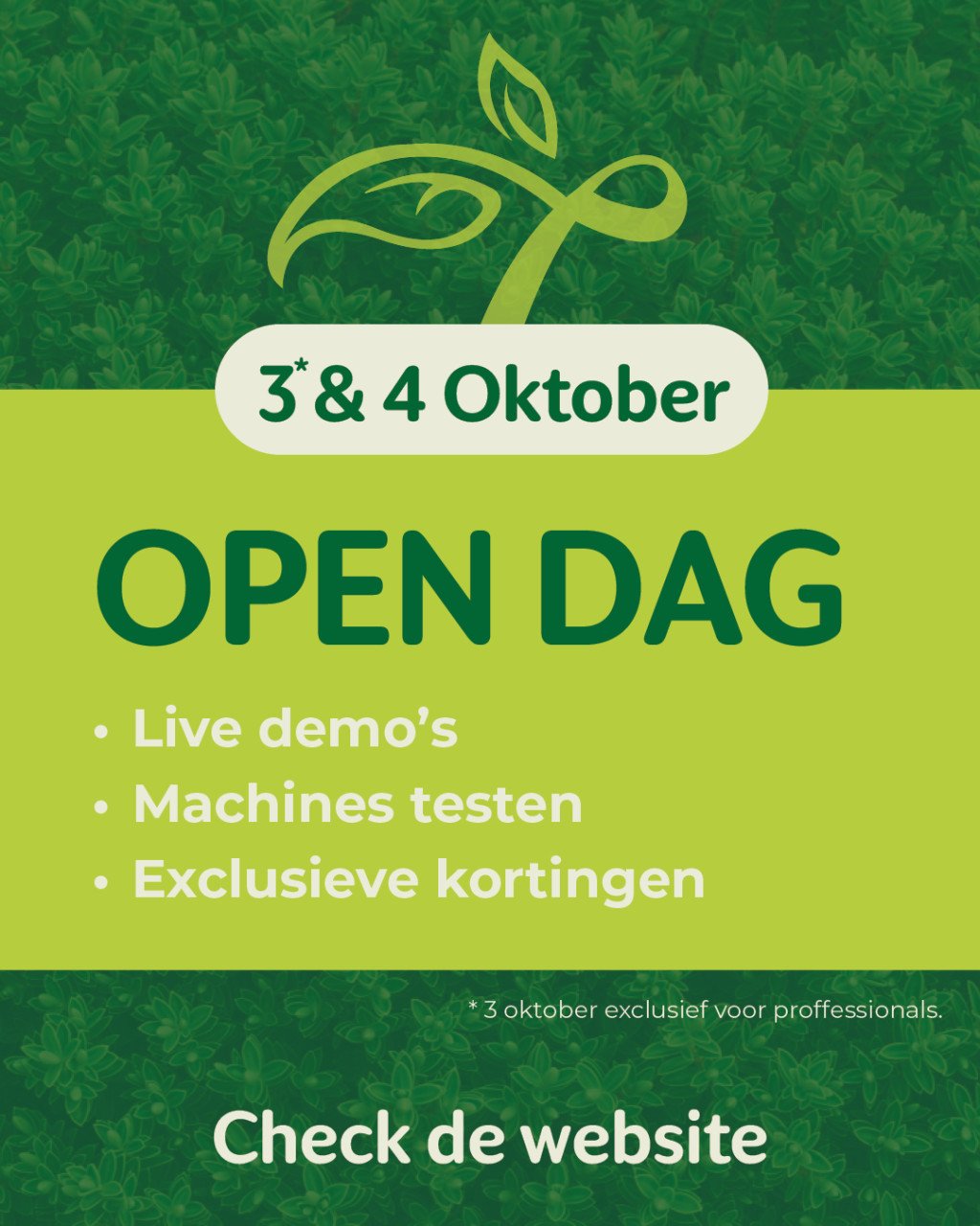 3 en 4 oktober Open Dag bij Van Gilst
