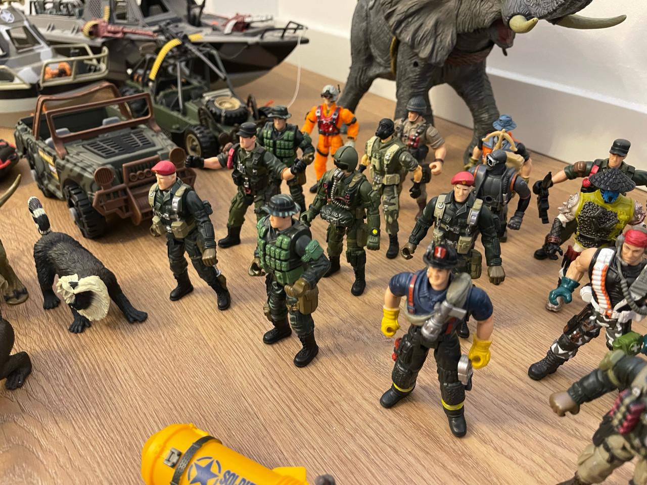 Chap Mei leger speelgoed set met veel onderdelen