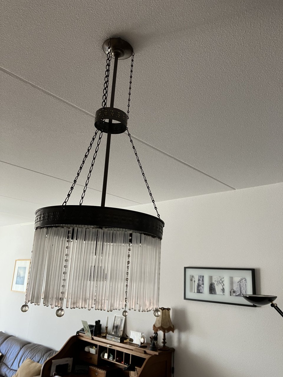 Art deco plafondlamp of hanglamp
