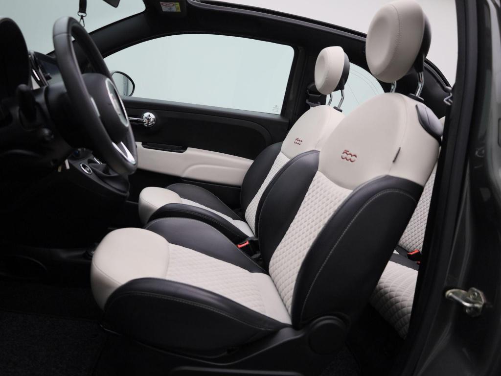 Fiat 500 C 1.0 hybrid star | cabrio | parkeer sensoren | navigatie | half l