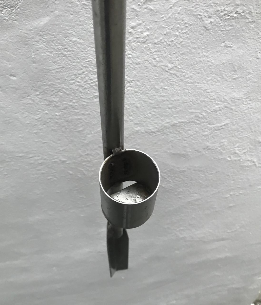 Uitschuifbare rvs hengelsteun