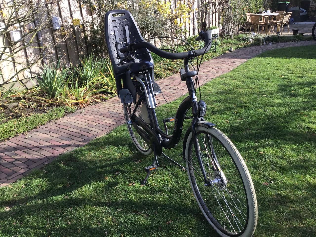 Moederfiets BSP met Yepp achterzitje