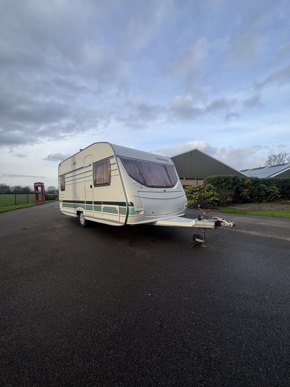 Chateau Calista 450 (Voortent + Fietsenrek)