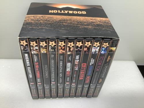 Boxset HOLLYWOOD DVD COLLECTION. 10 top films verzameld.