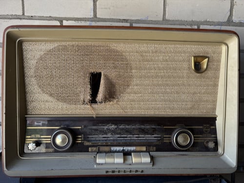 Oude Philips radio