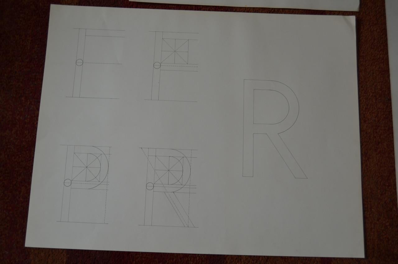Grafisch werk Gerrit Rietveld Academie jaren '60/'70