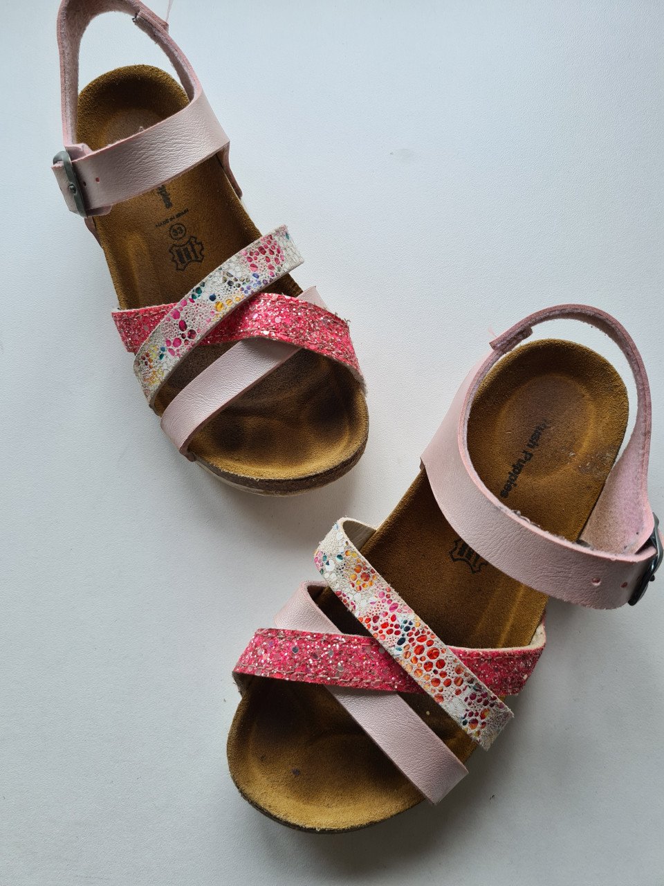 Leren sandalen van Hush Puppies  Maat 33