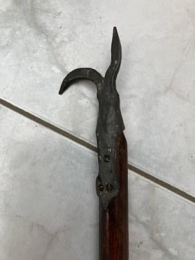 Antieke Haakstok voor boot.