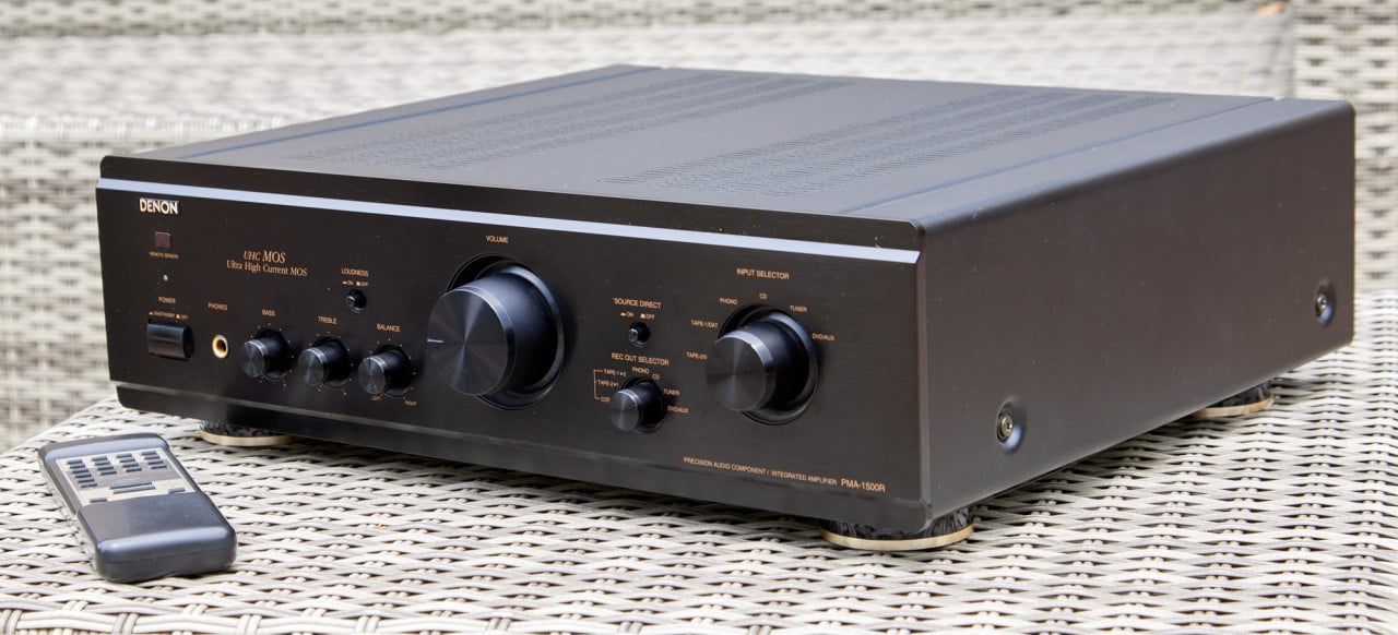 Denon PMA-1500R, 2 x 70 watt geintegreerde versterker, zwart