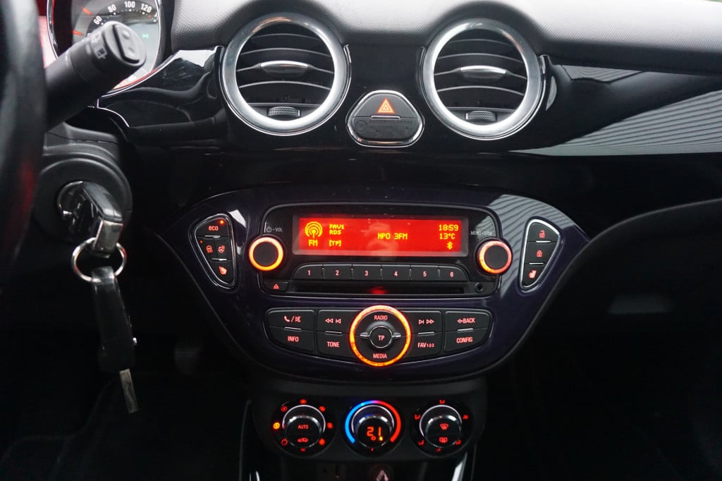 Opel Adam 1.2 slam airco / stuur + stoelverw. / leder / elektr. ramen / lm 