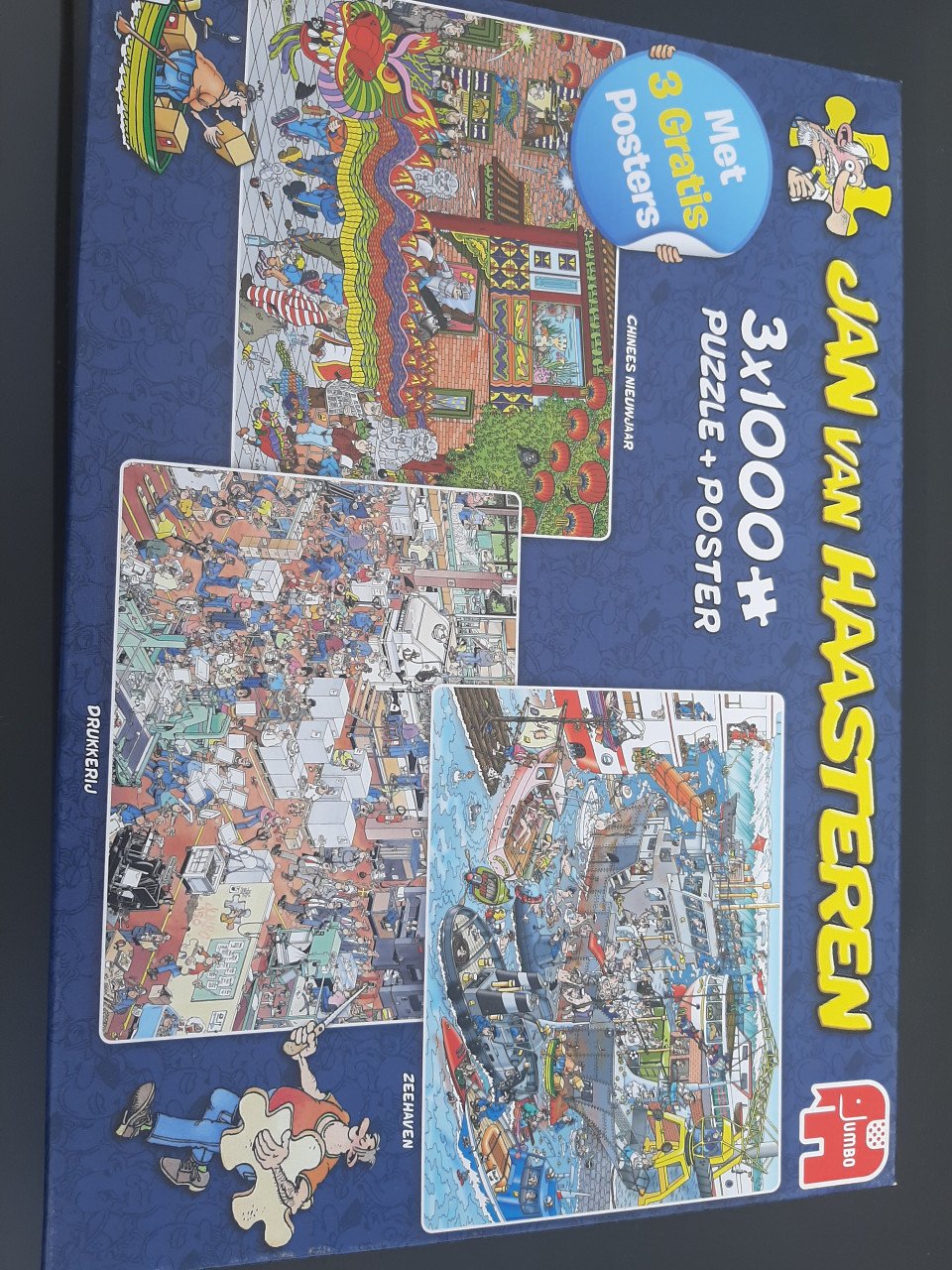Jan van haasteren 3 x 1000 stukjes