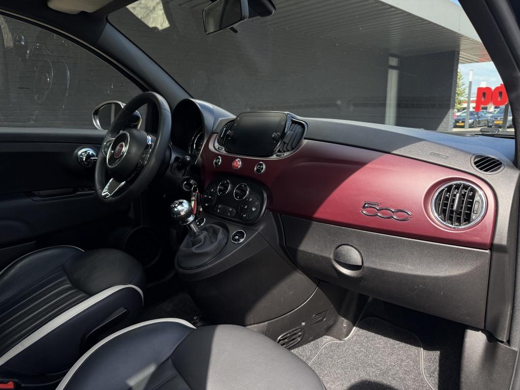 Fiat 500 1.0 hybrid lounge - lederen bekleding -