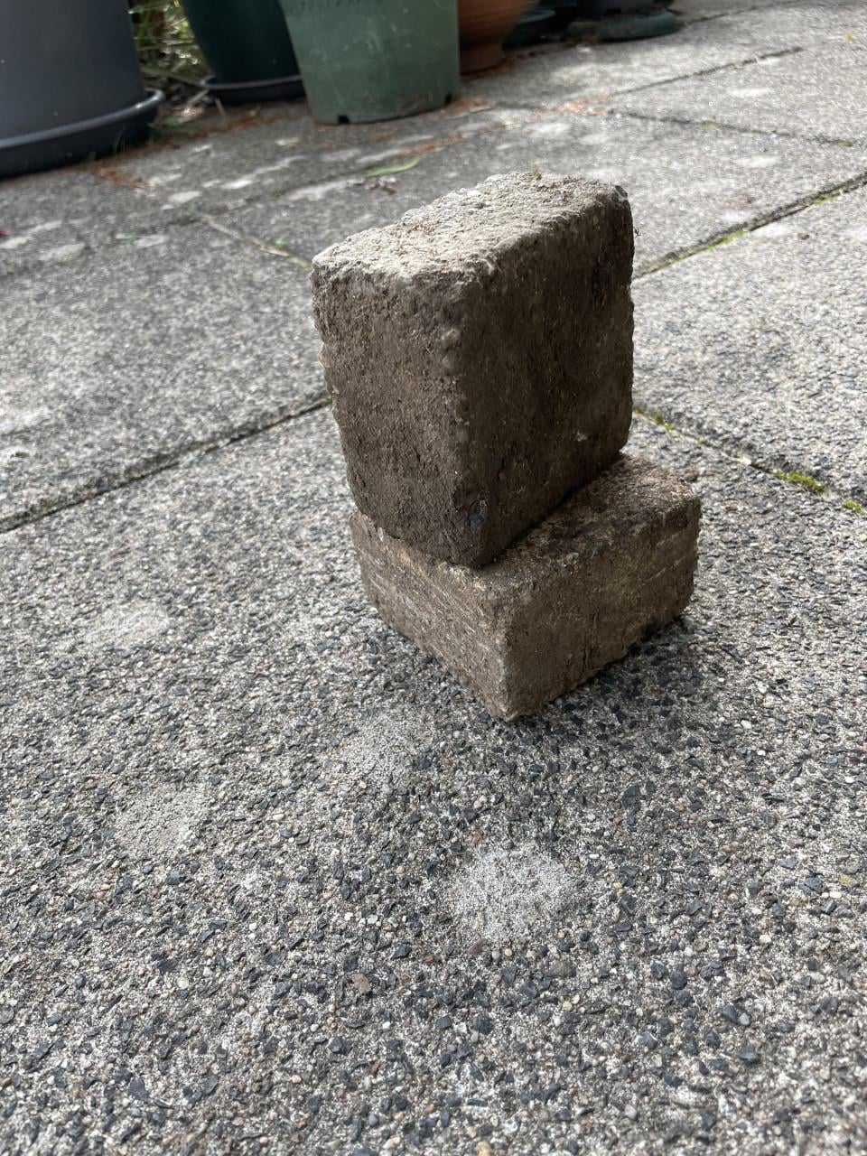 Gratis 350 klinkers 10x10x6 cm
