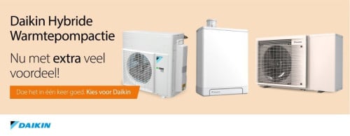 HR combiketel + hybride warmtepomp