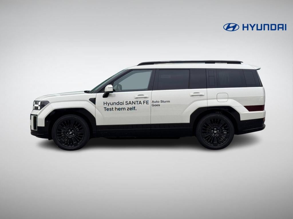 Hyundai Santa Fe 1.6 t-gdi phev black line 4wd 6p. cyber sage lakkleur