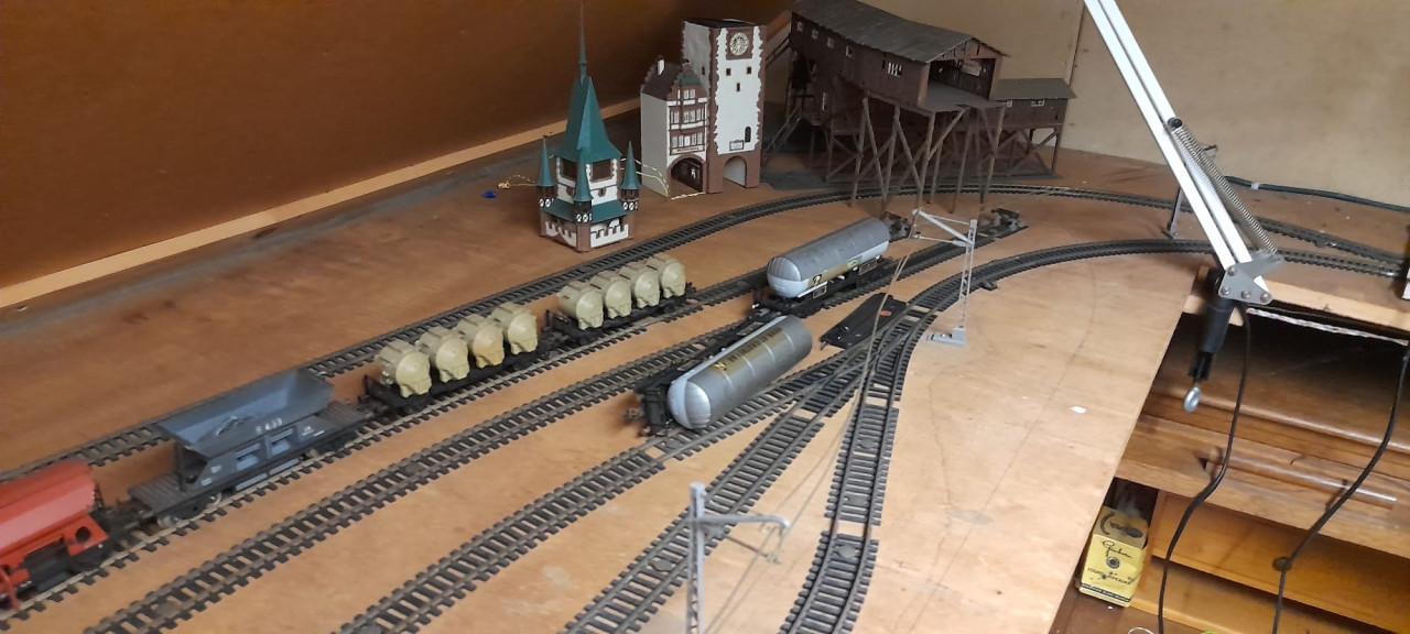 🚂 Grote modeltrein baan + veel rails & accessoires – compleet pakket!