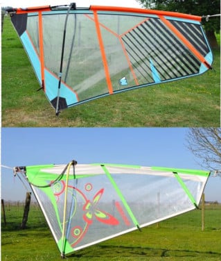 2x kinderzeil sets van 3.0 m2