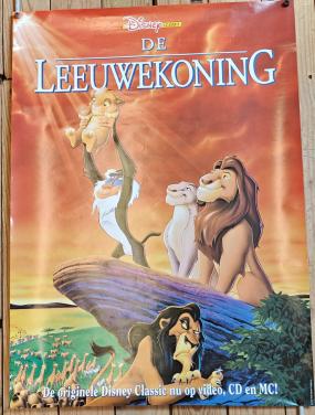 3 posters van Walt Disney in een koker. Gratis