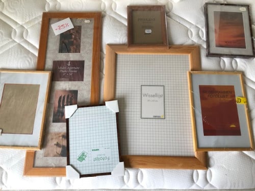 Houten fotolijstjes