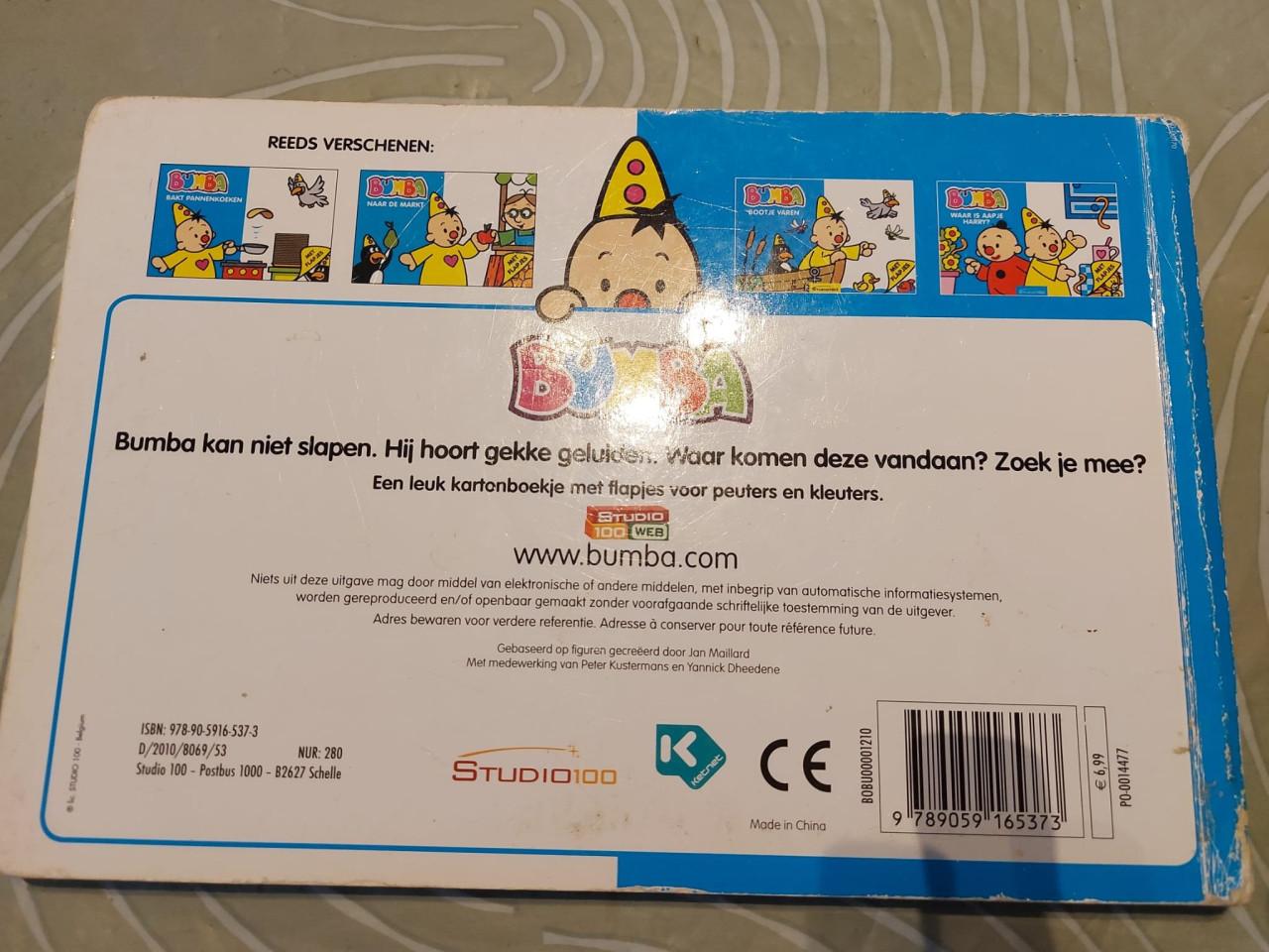 Z.g.an. Bumba flapjesboek Toet toet!