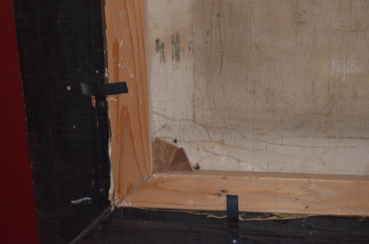 Giga schilderij Maarten Jr. Bos 19e eeuws igst. schaapskudde